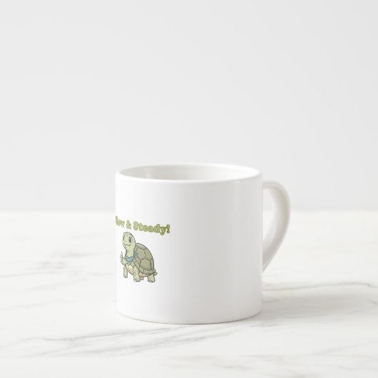 Tasse Expresso Slow & Steady (Devant droit)