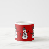 Tasse Expresso Snowman (Devant)