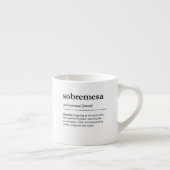 Tasse Expresso Sobremesa définition moderne dictionnaire espagnol (Droite)