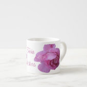 Tasse Expresso Soeurs jumelles mignonnes Gemini joli rose roses f (Devant droit)