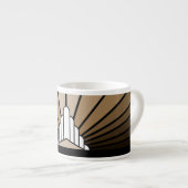 Tasse Expresso Soleil Art déco bronzé (Devant droit)