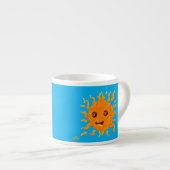 Tasse Expresso Soleil souriant lunaire (Devant droit)