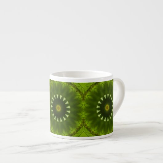 Tasse Expresso Soleils Verts (Devant droit)