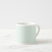 Tasse Expresso Solid Pale Mint Green Espresso Cup (Devant droit)