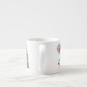 Tasse Expresso Souris de Noël décorant l'arbre (Dos)