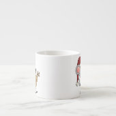 Tasse Expresso Souris de Noël et (Devant)
