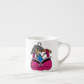 Tasse Expresso Soutiens-gorge et humour de rides (Droite)