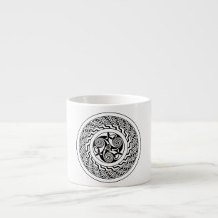 Tasse Expresso spirale celtique