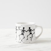 Tasse Expresso Squelettes Halloween Thunder_Cove de danse (Droite)