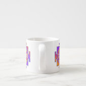 Tasse Expresso Sri Yantra - Symbole hindouiste Design 1 (Dos)