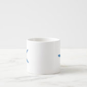 Tasse Expresso Starfish bleu (Devant)