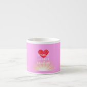 Tasse Expresso Starlit Coeurs Mode Coeur rouge Shine (Devant)