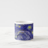 Tasse Expresso Starry Night, Vincent Van Gogh. (Devant)