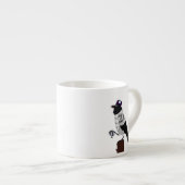Tasse Expresso Steampunk Crow (Devant droit)