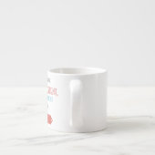 Tasse Expresso Style typographique rétro motivationnel (Dos)