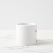 Tasse Expresso Style typographique rétro motivationnel (Devant)