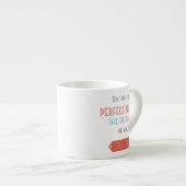Tasse Expresso Style typographique rétro motivationnel (Devant droit)