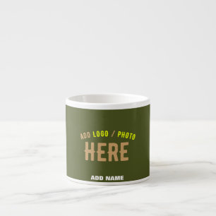 TASSE EXPRESSO STYLISH MODERNE ARMÉE VERT VÉRIFIÉ MARQUE