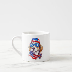 Tasse Expresso Sublimation de chien du 4 juillet-66361