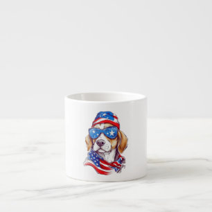 Tasse Expresso Sublimation de chien du 4 juillet-66361