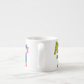 Tasse Expresso Super 75 T-shirts et cadeaux d'anniversaire (Dos)