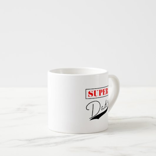Tasse Expresso Super papa (Devant droit)