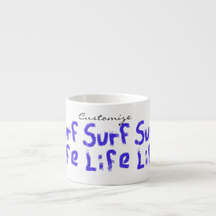 Tasse Expresso surf vie Thunder_Cove n'importe quelle couleur