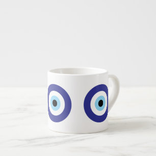 Tasse Expresso Symbole grec Evil Blue Mati
