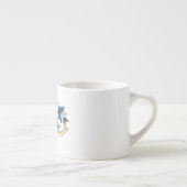 Tasse Expresso Symbole infini de papillons Morpho bleus (Droite)
