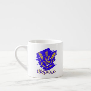 Tasse Expresso Symbole national ukrainien tryzub fait d'oreille d