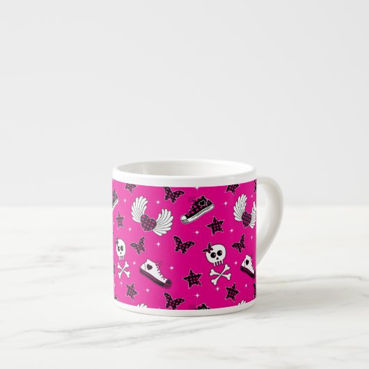 Tasse Expresso Symboles d'Emo (Devant droit)