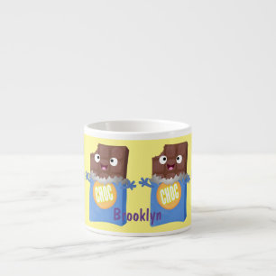 Tasse Expresso Sympa chocolat chocolat bonbon bar personnage de d