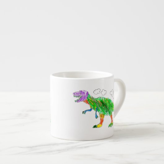Tasse Expresso T-Rex (Devant droit)