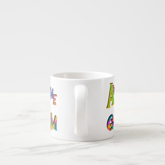 Tasse Expresso T-shirts et cadeaux impressionnants de gramme (Dos)