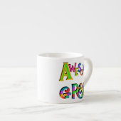 Tasse Expresso T-shirts et cadeaux impressionnants de gramme (Devant droit)