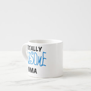 Tasse Expresso T-shirts et cadeaux Oma Blue totalement géniaux