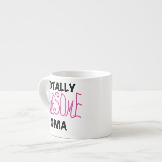 Tasse Expresso T-shirts et cadeaux Oma Pink absolument géniaux (Devant gauche)