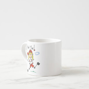 Tasse Expresso T-shirts et Cadeaux pour Filles de Softball Home R