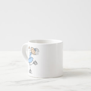 Tasse Expresso T-shirts et cadeaux pour patineuse artistique fill