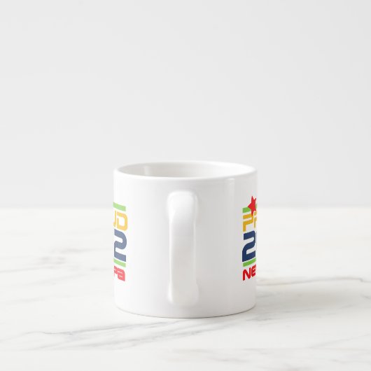 Tasse Expresso T-shirts et cadeaux Proud New Papa 2012 (Dos)