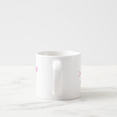 Tasse Expresso T-shirts et cadeaux Tante Fleurs Roses (Dos)