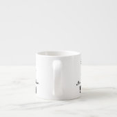 Tasse Expresso T-shirts et cadeaux Yaya Yaya souriants (Dos)