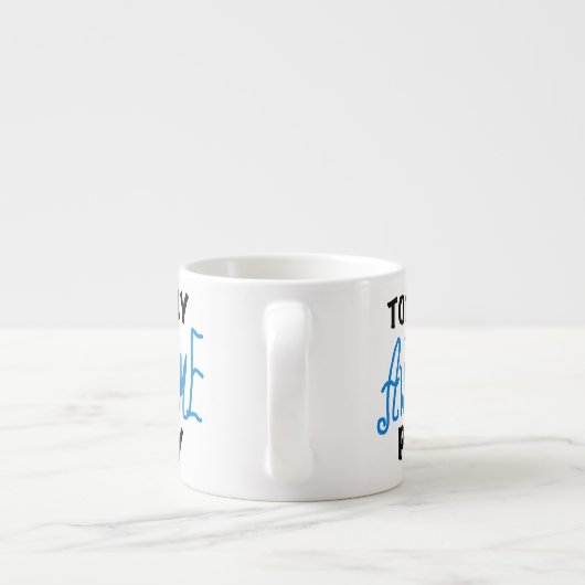 Tasse Expresso T-shirts et GIfts Poppy absolument géniaux (Dos)