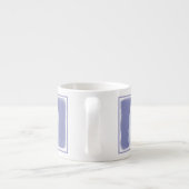 Tasse Expresso Tableau blanc standard de caniche - Art original d (Dos)