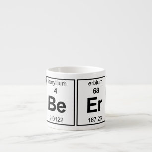 Tasse Expresso Tableau périodique de bière