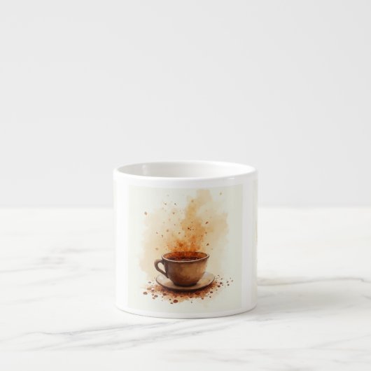Tasse Expresso Tache de café (Devant)