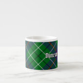 Tasse Expresso Tartan Clan Duncan (Devant)