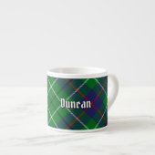 Tasse Expresso Tartan Clan Duncan (Devant droit)