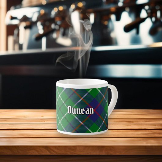 Tasse Expresso Tartan Clan Duncan