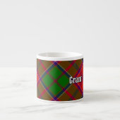 Tasse Expresso Tartan Clan Grant (Devant)